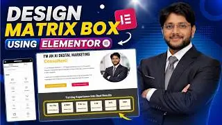 Design Matrix Box Using Elementor 🔥 | Step-by-Step Tutorial (Hindi) | Coach Manjeet Madhukar