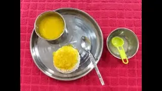 Gode Varan Bhat (Plain sweet dal and rice)