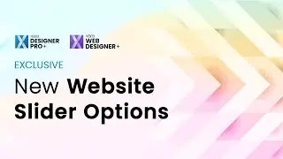 New Website Slider Controls & Options