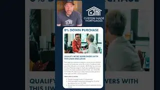 Conventional 0% Down for Homebuyers - HUGE NEWs