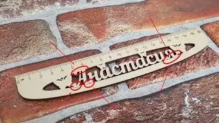 СorelDraw для начинающих. Как добавить элементы векторов  для гравировки на именной линейке.