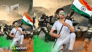 15 august special photo editing || Independence Day picsart editing tutorial