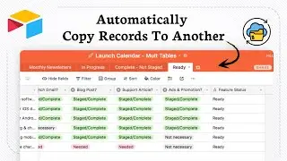 How to automatically copy Airtable records to another table