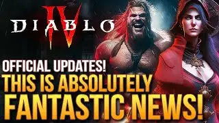 Diablo 4 - It's Official!  This is Absolutely Fantastic News!  Devs Give New Updates About Patch 111
