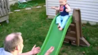 Connor's New Slide