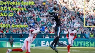 DeVonta Smith All Targets | 2021 Season (All-22)