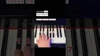 „Aşkın Olayım“ - Piano Tutorial (Verse) 