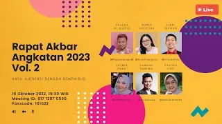 Rapat Akbar Angkatan 2023 Vol. 2
