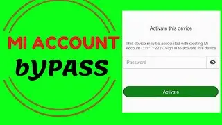 MI ACCOUNT REMOVE: Xiaomi 5a MI Account Unlock tool
