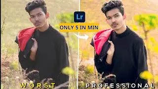 Make your photo professional in just 5 minutes on lightroom mobile  - Rafsan Editz