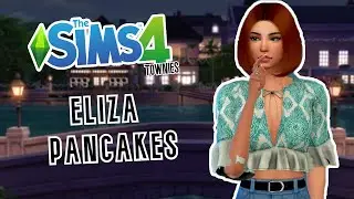 The Sims 4 Townies... Eliza Pancakes Makeover 👩🏽‍🦰 👩🏽‍🦰 + CC List