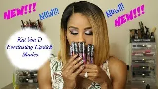 Kat Von D Everlasting Lipstick Collab ft. Arzan Blogs (Lip Swatches) #thepaintedlipsproject