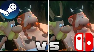 Asterix And Obelix XXl Remastered | Graphics Comparison (Switch vs PC)