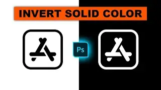 How to invert solid color in Photoshop | Easy & Professional Tutorial