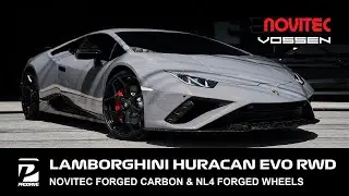 NOVITEC x Lamborghini Huracan EVO RWD ชุดแต่ง Forged Carbon + NL4 Forged 20+21” wheels
