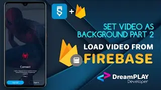 Set video as background by Loading file from firebase | Download files from Firebase  Sketchware ✅