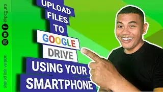 Upload files to Google Drive using your Smartphone via a Shared link