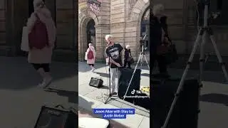 The kid laroi & Justin Bieber - Stay - Busking cover by Jason Allan