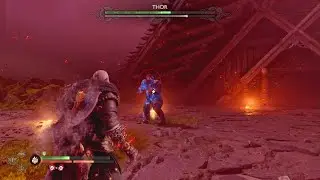 Did Kratos just punch Mjolnir?