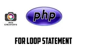 PHP for loop Statement || php control statements || PHP in tamil