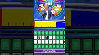 Wheel of fortune toss up.