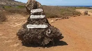 Pathway to Boka Wandomi - The Natural Bridge of Shete Boka National Park on The Island Of Curaçao