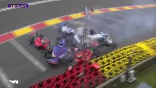 impressive crash in W Series at Spa-Francorchamps Raidillon