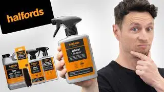 I Tried the Cheapest Halfords Car cleaning kit!