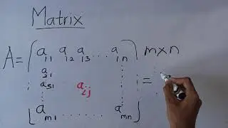 Matrix Notation