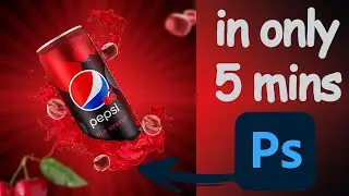 wild cherry pepsi poster speed art...in only 5 mins