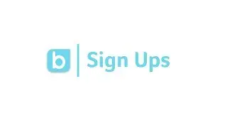 Sign ups - Tutorial