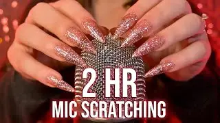 ASMR Mic Scratching Collection 🌟 (No Talking) Different Mics, Covers & Nails!