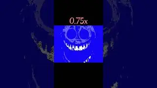 DOORS (Roblox) – Rush – Jumpscare 0.25x ➜ 2x