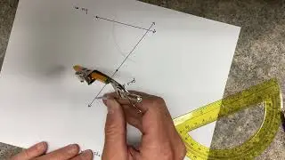 Construction of Parallel lines by Copying an Angle