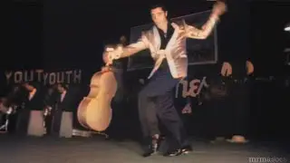 Elvis Presley live in Tupelo 1957 AI Colorized and Upscaled