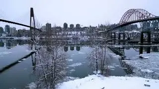 New Westminster BC Canada drone 4K