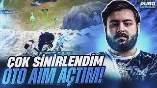 ÇOK SİNİRLENDİM OTO AIM AÇTIM!! 😈 | PUBG MOBİLE
