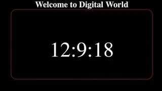 Make Digital Clock Using HTML, CSS, Javascript #html #javascript #css