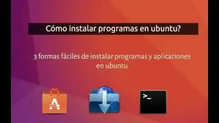 How to install programs on Ubuntu
