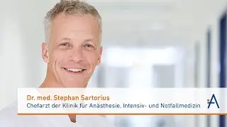 Dr. med. Stephan Sartorius, Chefarzt der Klinik für Anästhesie, Intensiv- und Notfallmedizin