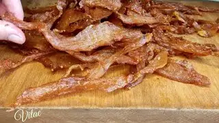 Домашні КУРЯЧІ ДЖЕРКИ/ М'ЯСНІ СНЕКИ із курячого м'яса своїми руками