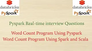 Pyspark Real-time interview questions - Word Count Program Using Pyspark