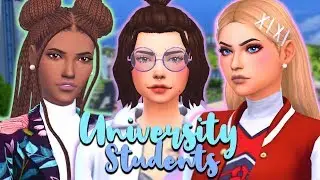 Let's make some University Students| The Sims 4 Discover University CAS