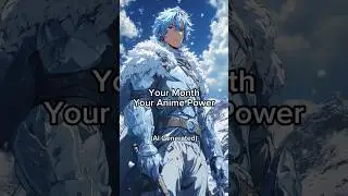 Your Month Your Anime Power | Ai Generated
