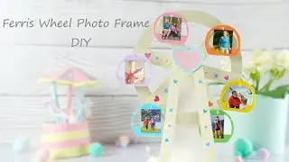 How To Make A Ferris Wheel Photo Frame DIY tutorial/ Easy Gift Craft Idea