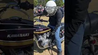 Can He Start a 1975 Kawasaki Z1 900?