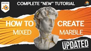 Creating a Marble Shader with Mixed Gold Material in Blender 2.93 (Updated Beginner Tutorial) || SS