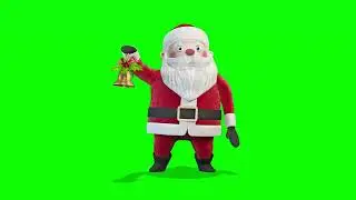 🎅Santa Claus Green Screen | Green Screen Christmas | Green Screen Background (No Copyright)
