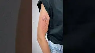 Amazing Half Face design hand tattoo