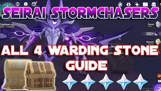All Warding Stone Locations and Solutions | Unlock the Electro Oceanid! Genshin Impact Seirai island